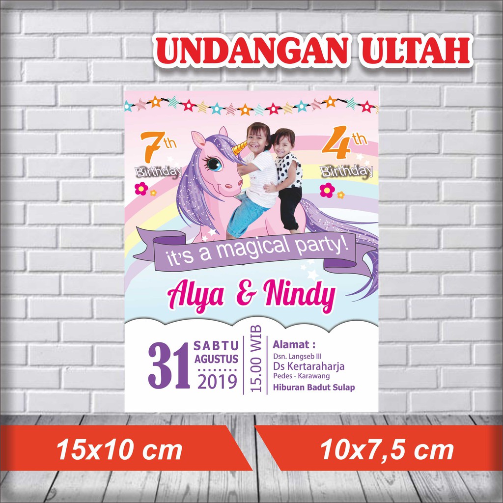 Detail Tema Undangan Ulang Tahun Nomer 22