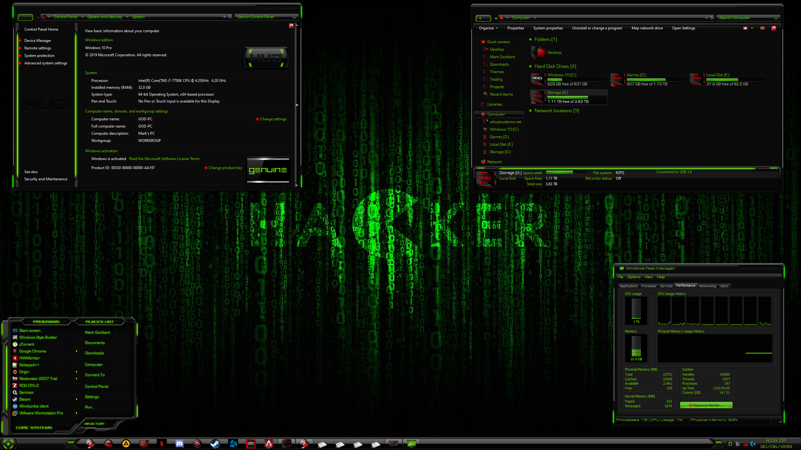 Detail Tema Windows 7 Hacker Nomer 26