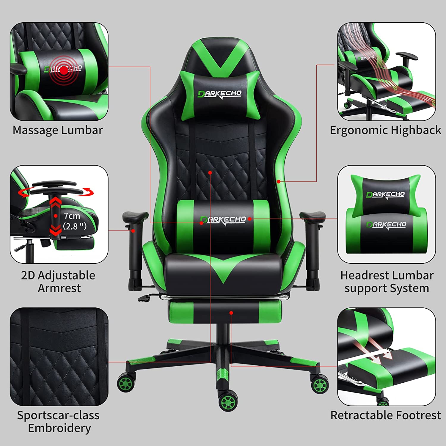 Detail Tempat Duduk Gaming Nomer 34