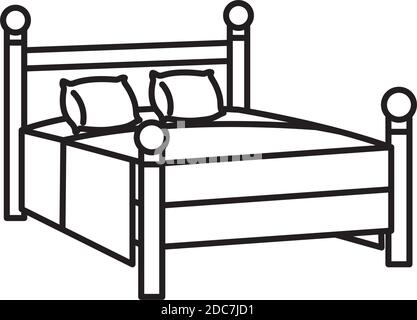Detail Tempat Tidur Vector Nomer 39