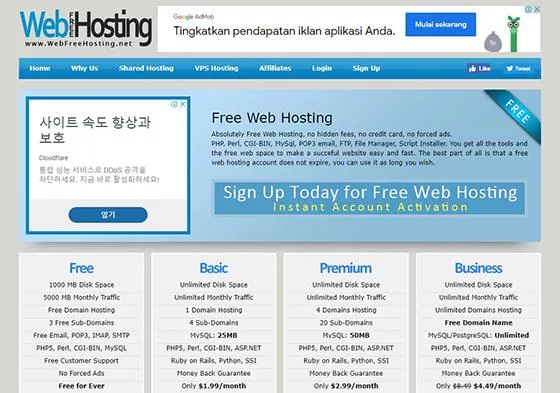 Detail Tempat Web Hosting Gratis Nomer 3