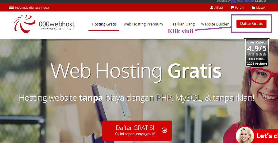 Detail Tempat Web Hosting Gratis Nomer 20