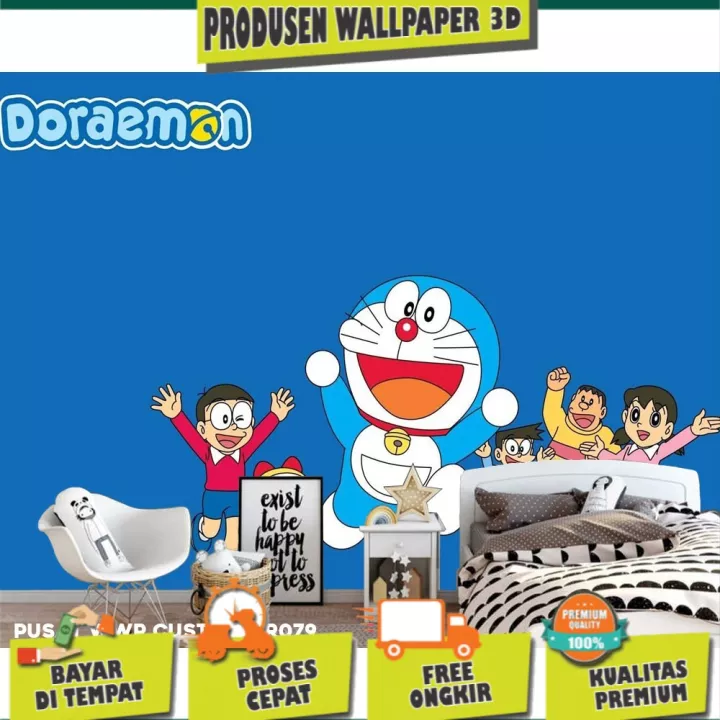 Detail Tempelan Dinding Doraemon Nomer 32