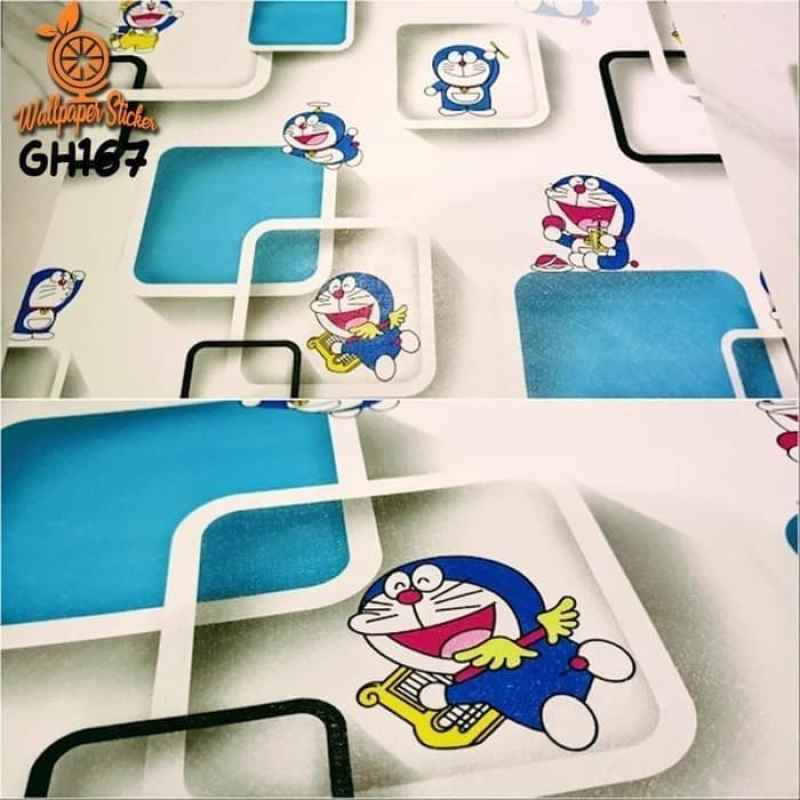 Detail Tempelan Dinding Doraemon Nomer 8