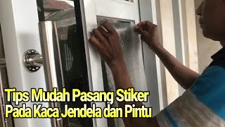 Detail Tempelan Kaca Jendela Rumah Nomer 44