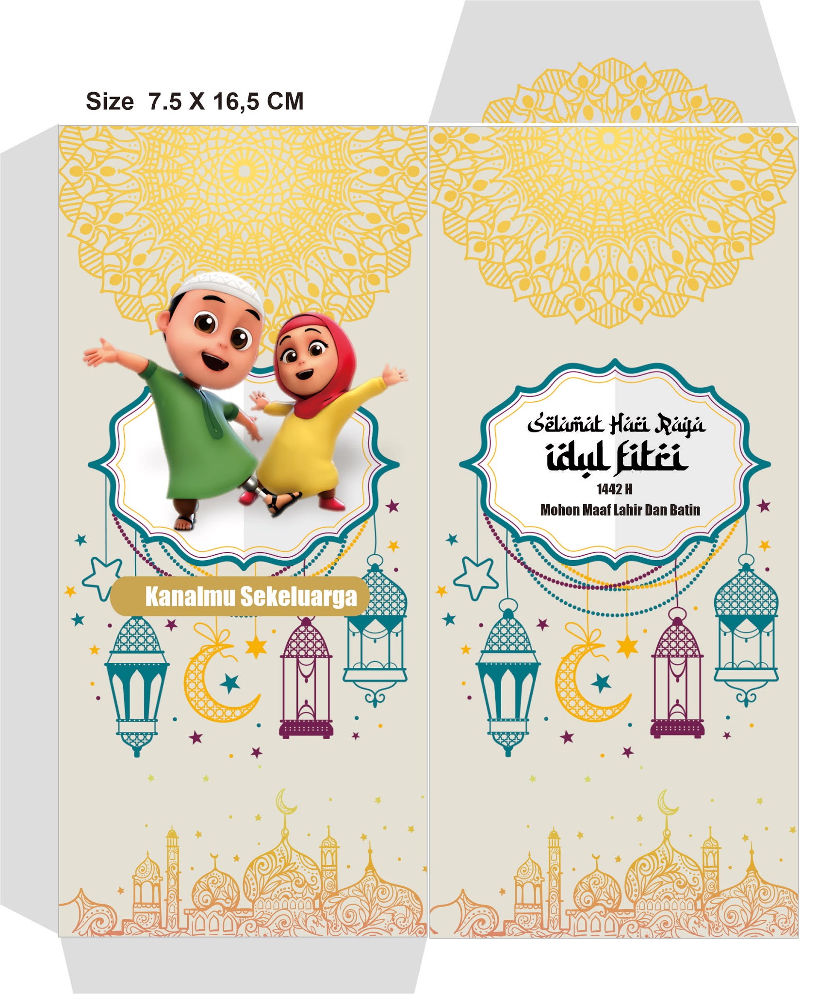 Detail Template Amplop Lebaran Psd Nomer 17