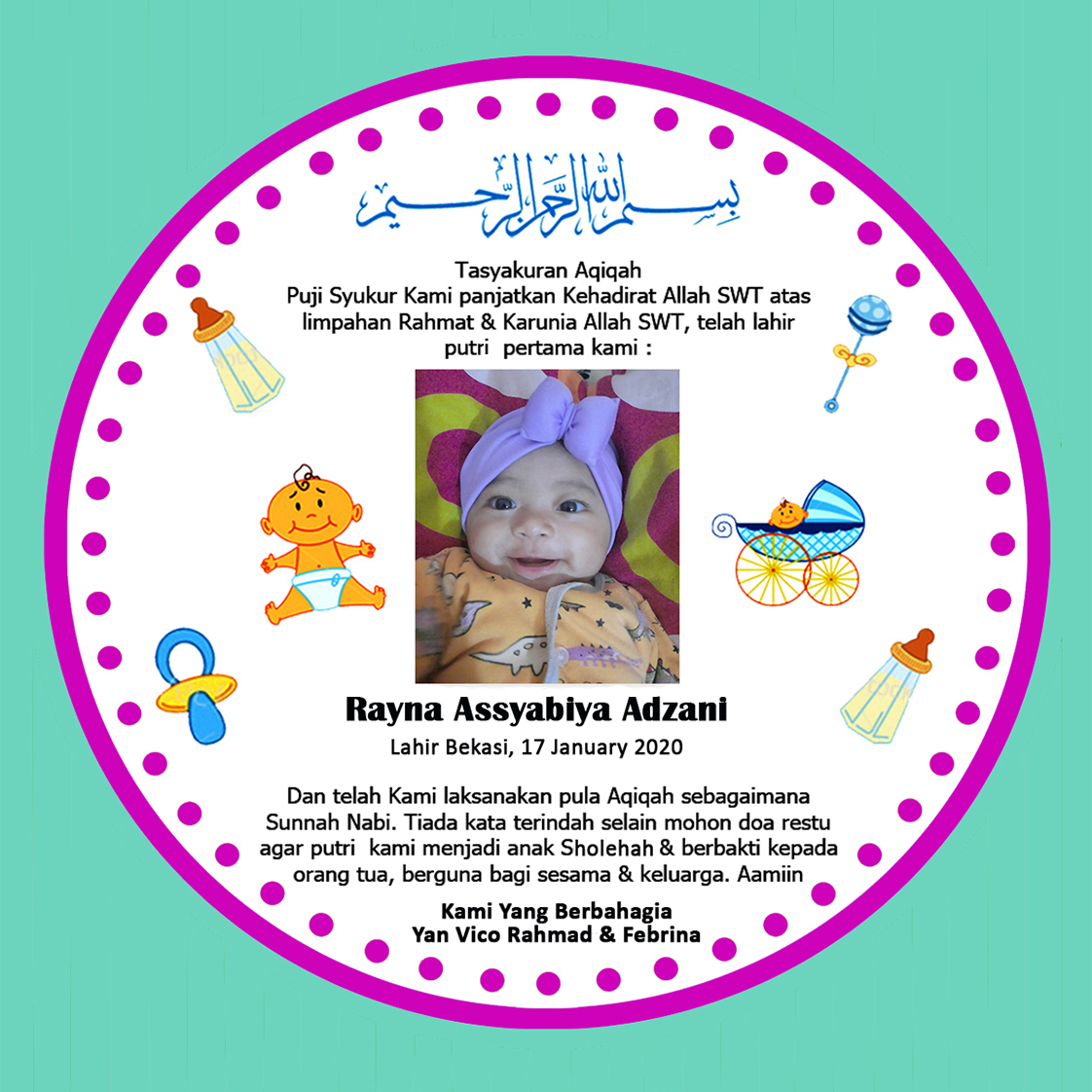 Detail Template Aqiqah Nomer 21