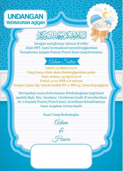 Detail Template Aqiqah Nomer 32