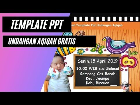 Detail Template Aqiqah Nomer 45