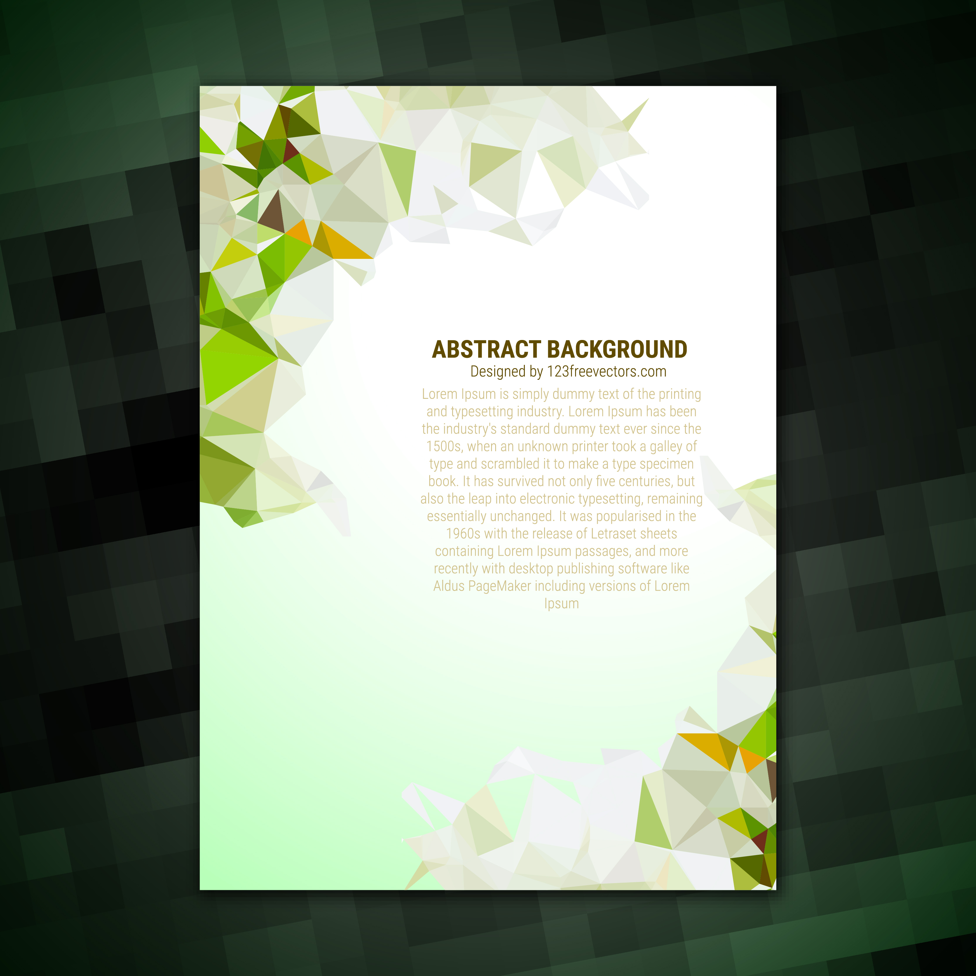 Detail Template Background Brosur Nomer 30