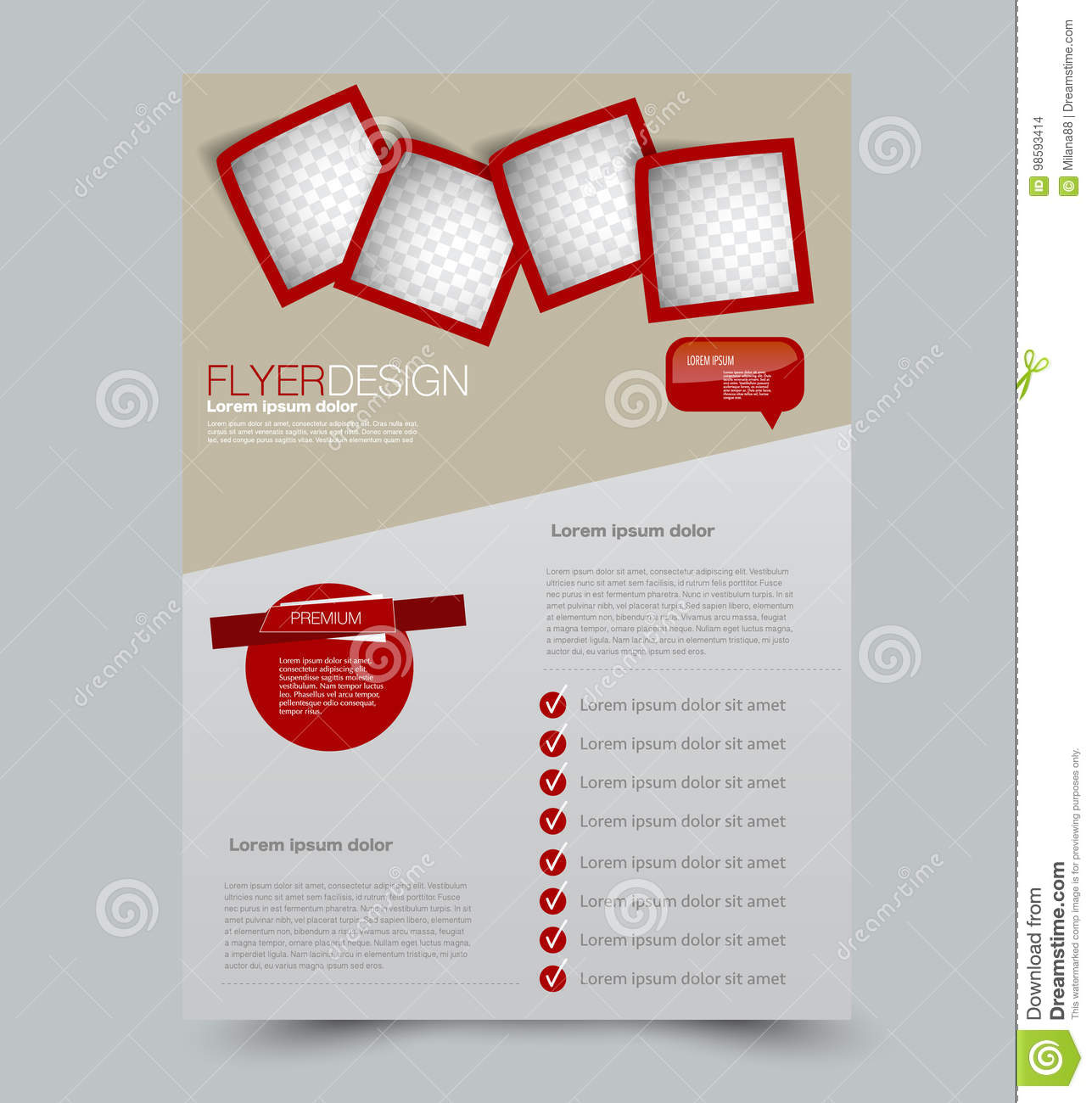 Detail Template Background Brosur Nomer 32