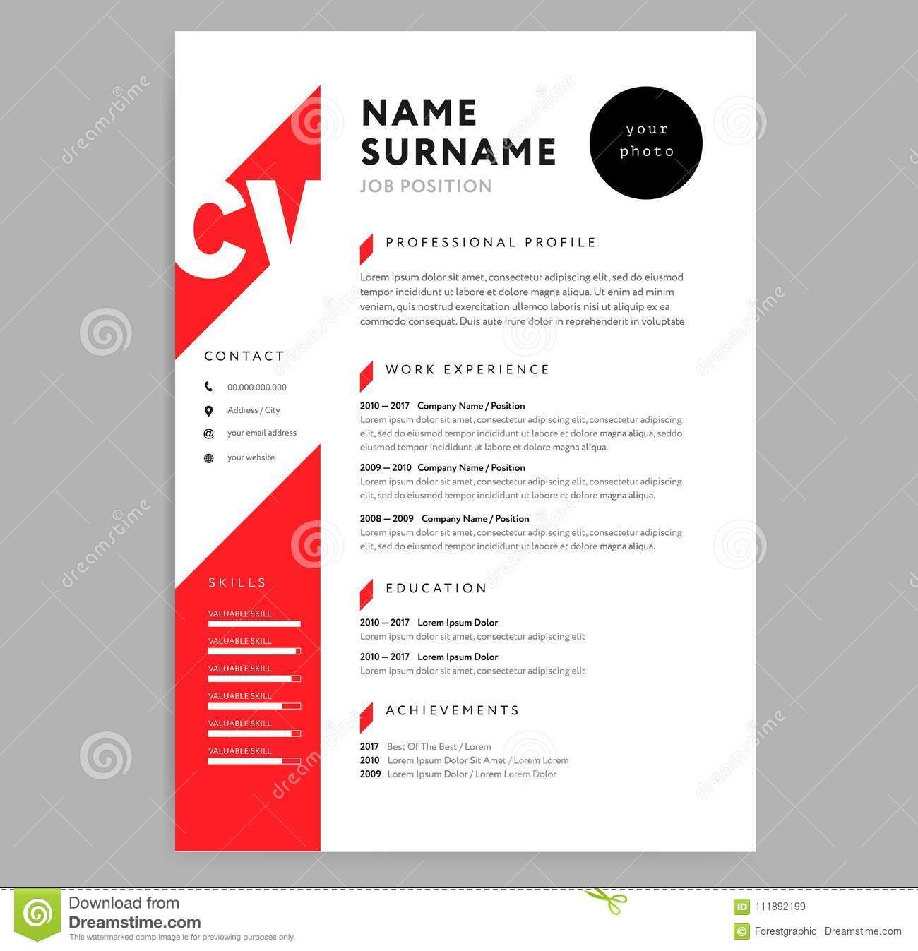 Detail Template Background Cv Nomer 12