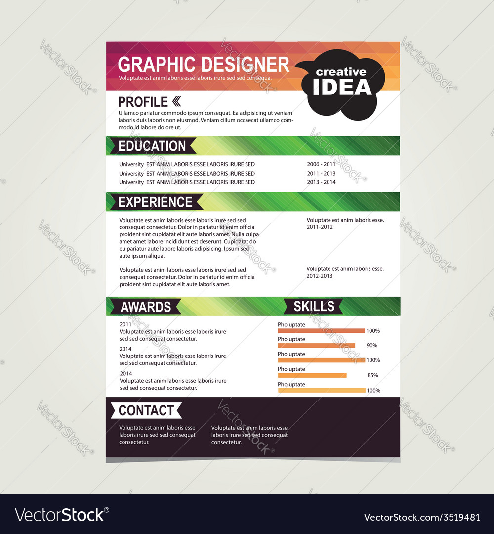 Detail Template Background Cv Nomer 34