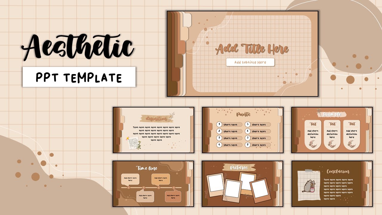 Detail Template Background Ppt Aesthetic Nomer 15