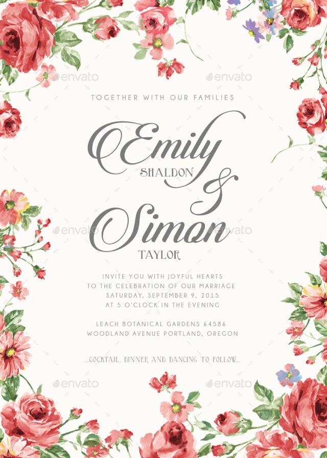 Detail Template Background Undangan Pernikahan Nomer 3