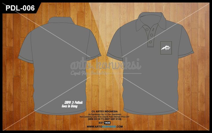 Detail Template Baju Polos Nomer 45