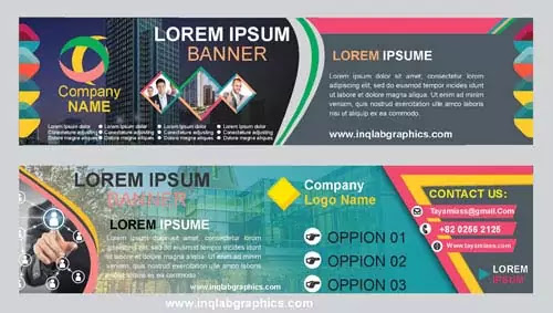 Detail Template Banner Corel Nomer 31