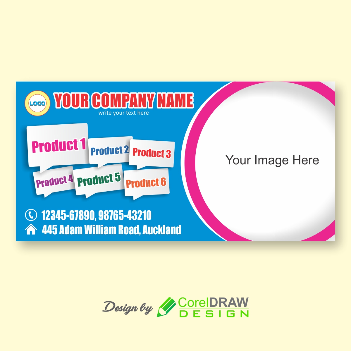 Detail Template Banner Corel Draw Nomer 31