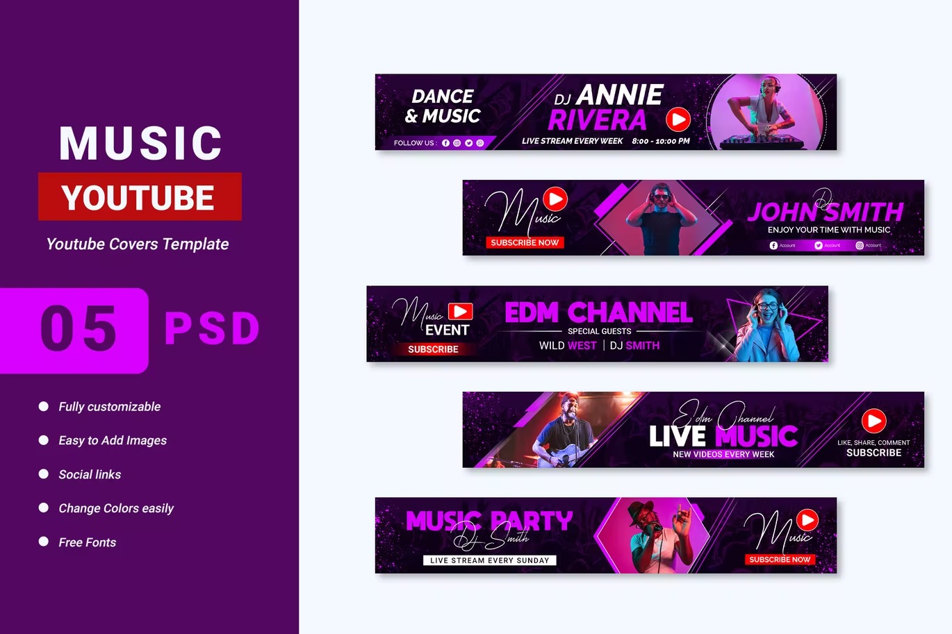 Detail Template Banner Youtube Nomer 49