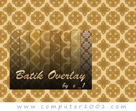 Detail Template Batik Powerpoint Nomer 42