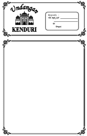 Detail Template Bingkai Undangan Nomer 37