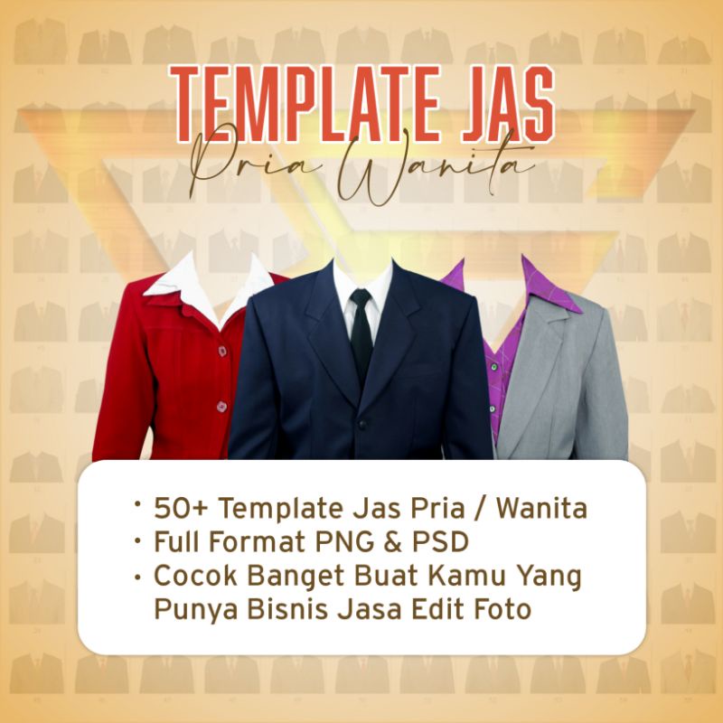 Detail Template Blazer Wanita Photoshop Nomer 23