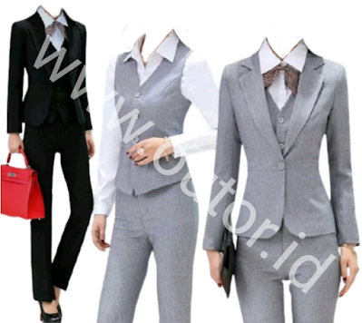 Detail Template Blazer Wanita Photoshop Nomer 41