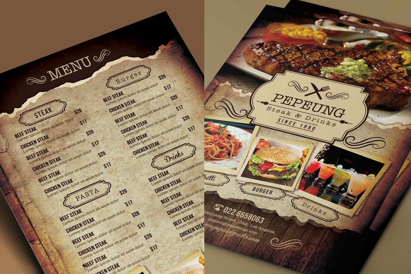 Detail Template Buku Menu Nomer 16