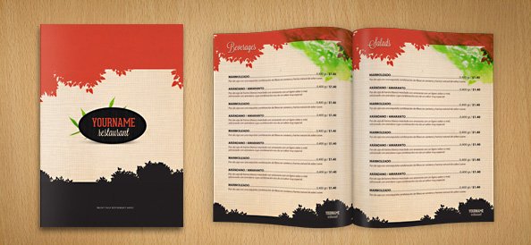 Detail Template Buku Menu Nomer 18