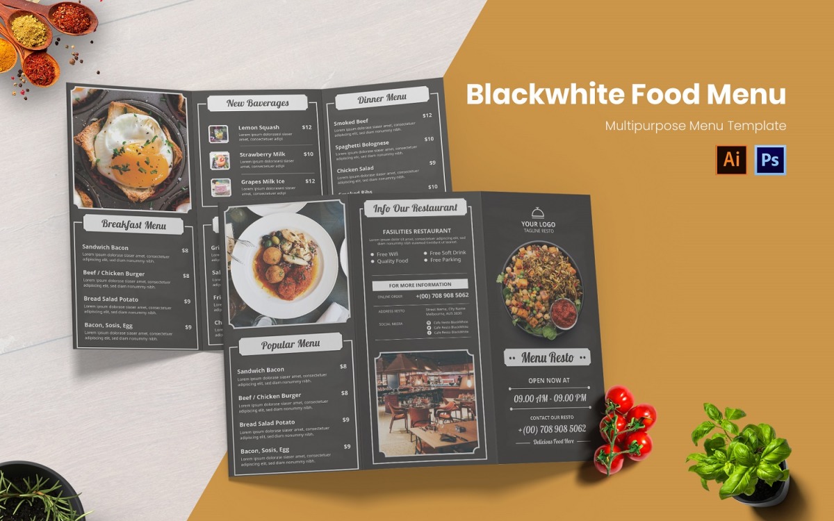 Detail Template Buku Menu Nomer 20