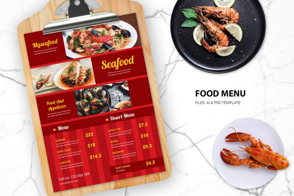 Detail Template Buku Menu Nomer 27