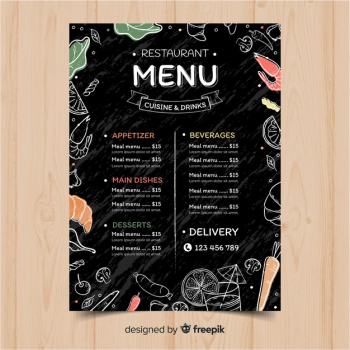 Detail Template Buku Menu Nomer 30