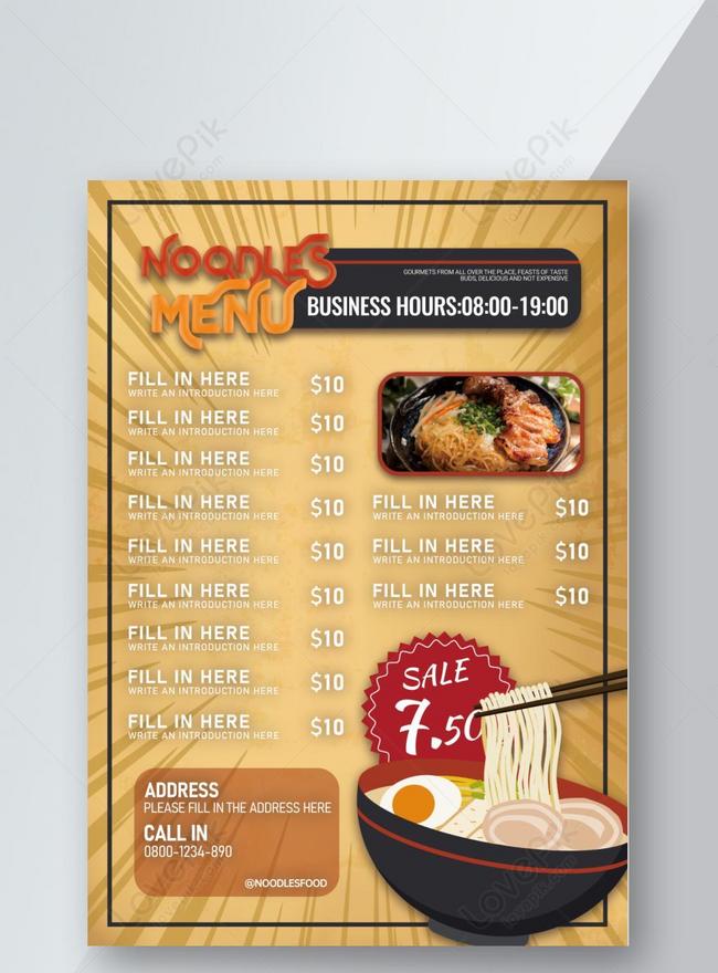 Detail Template Buku Menu Nomer 33