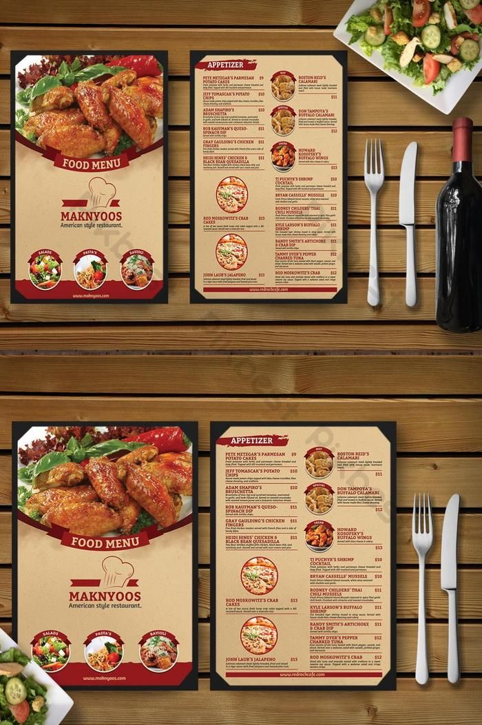 Detail Template Buku Menu Nomer 5