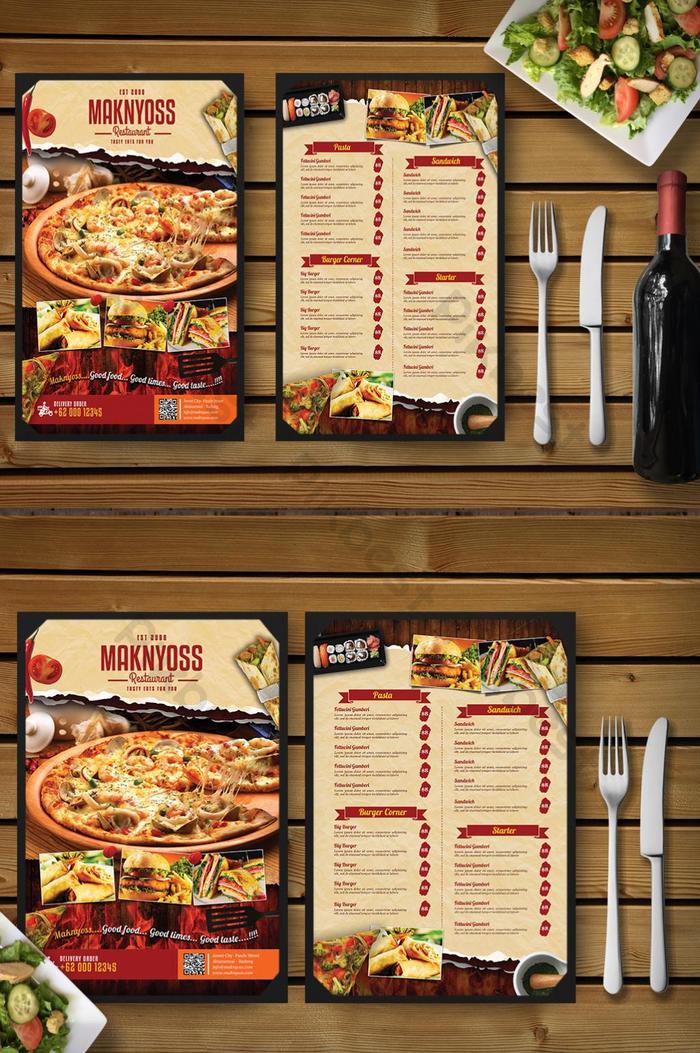 Detail Template Buku Menu Nomer 45