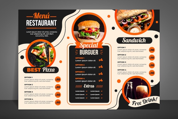 Detail Template Buku Menu Nomer 7