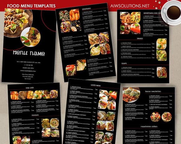 Detail Template Buku Menu Nomer 9