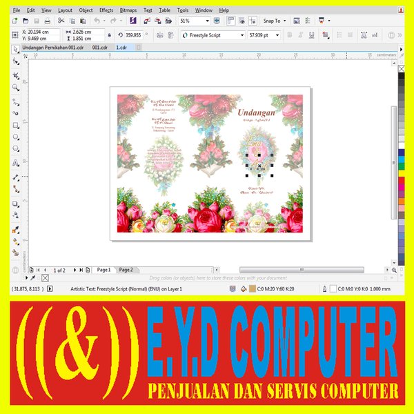 Detail Template Bunga Coreldraw Nomer 16