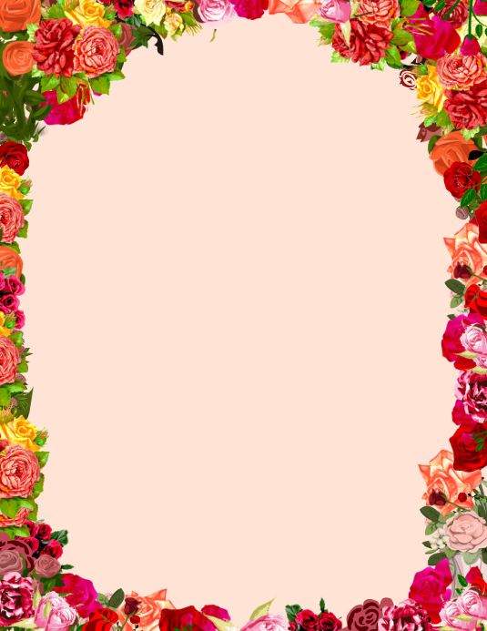 Detail Template Bunga Mawar Nomer 3