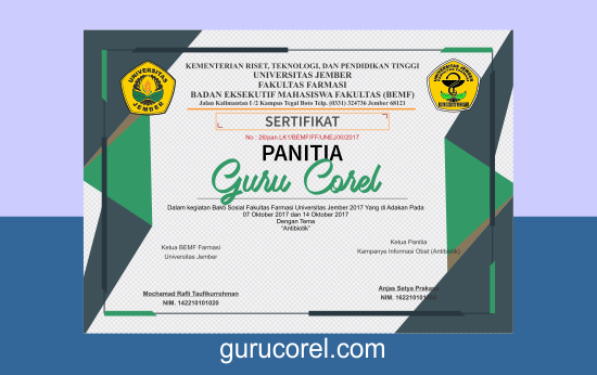 Detail Template Cdr Gratis Nomer 51
