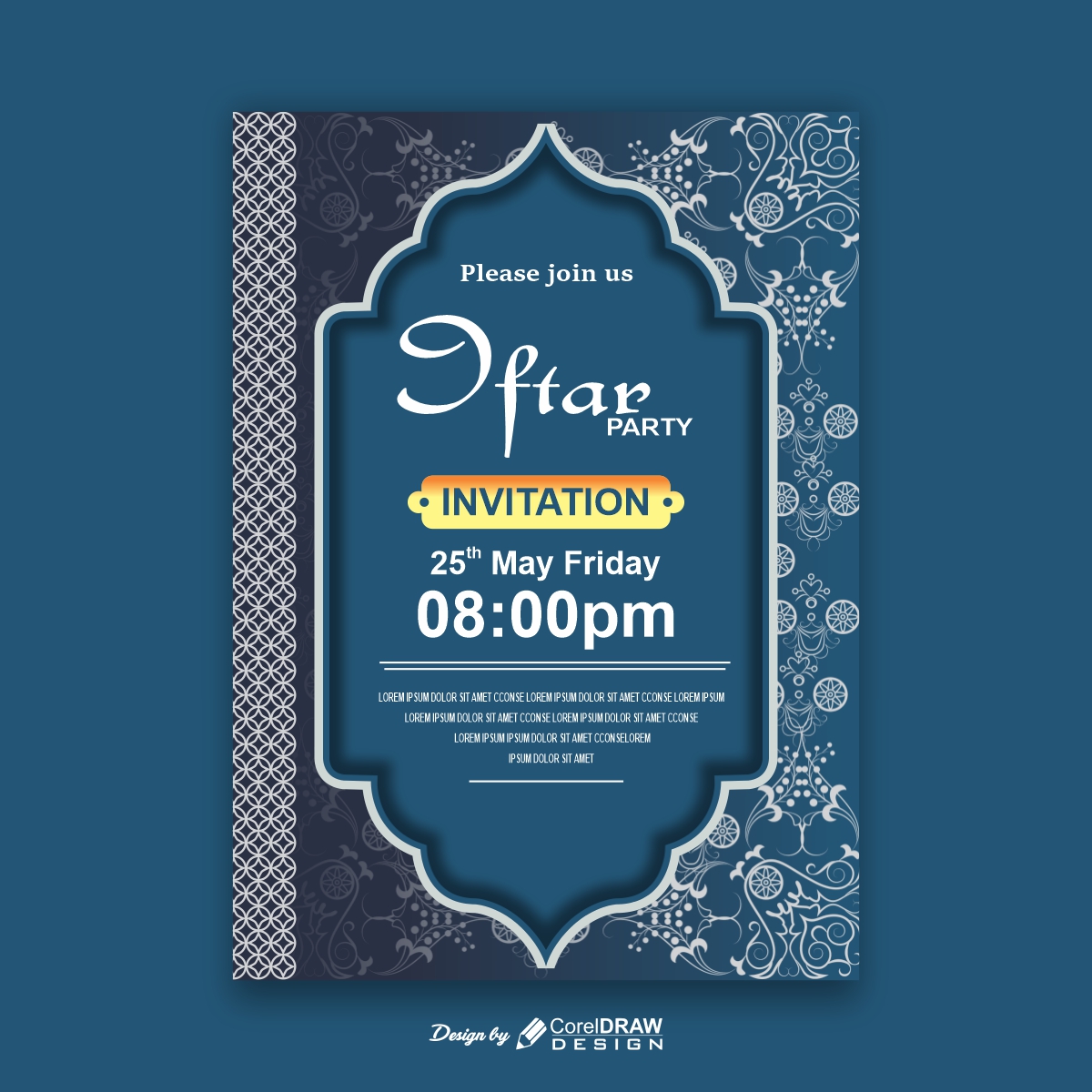 Detail Template Corel Draw Free Nomer 47
