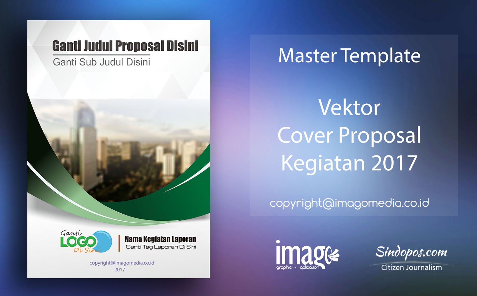 Detail Template Cover Proposal Cdr Nomer 16