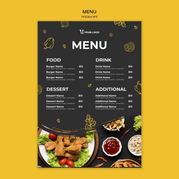 Detail Template Daftar Menu Makanan Nomer 31