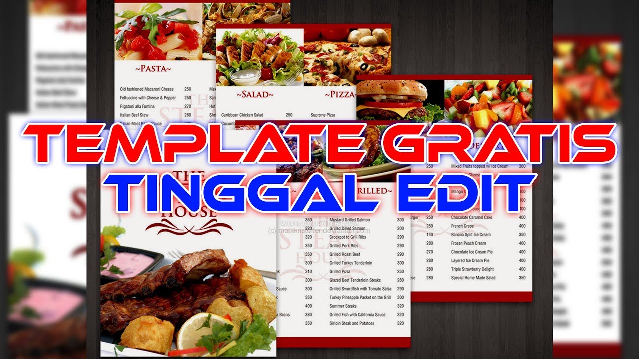 Detail Template Daftar Menu Makanan Nomer 33