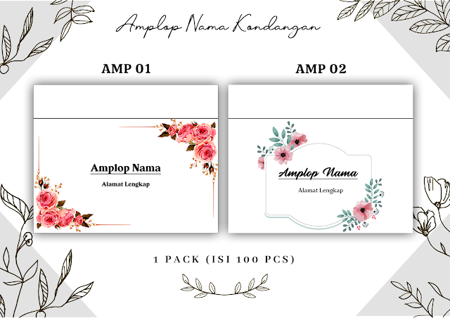 Template Desain Amplop Kondangan 50  Koleksi Gambar