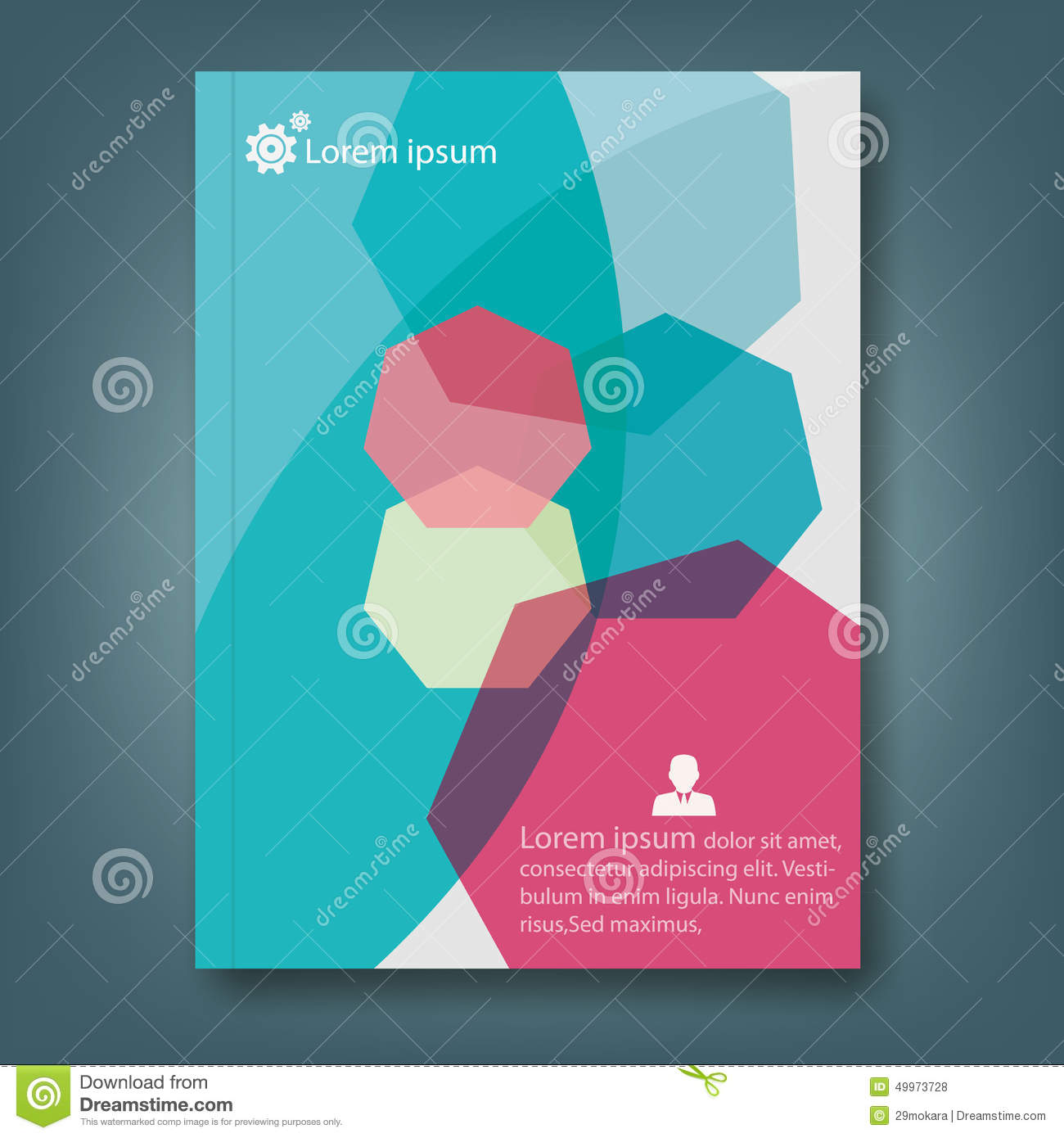 Detail Template Desain Cover Buku Nomer 43