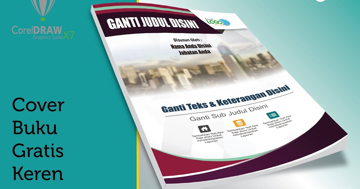 Detail Template Desain Cover Buku Nomer 54