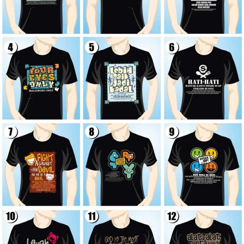 Detail Template Desain Kaos Nomer 23