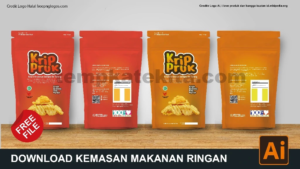 Detail Template Desain Kemasan Makanan Nomer 36