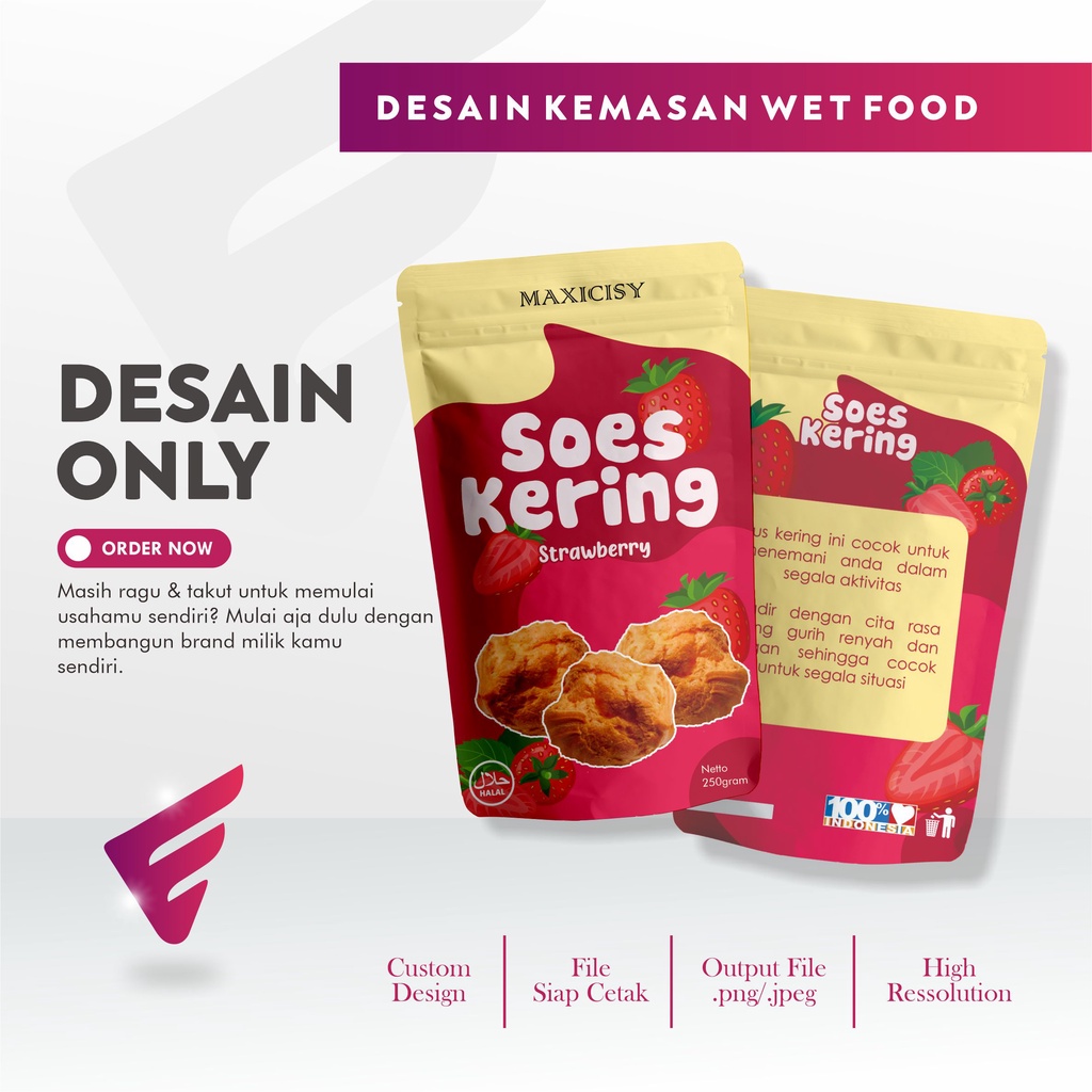 Detail Template Desain Kemasan Makanan Nomer 40